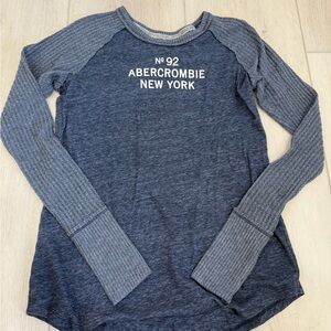 Abercrombie & Fitch Blue Long Sleeve Shirt XS
